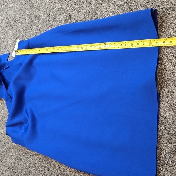 NWT Eliza J Plus Size Scuba Sleeveless Ruffle One Shoulder Sheath Dress sz 24W - Picture 3 of 10